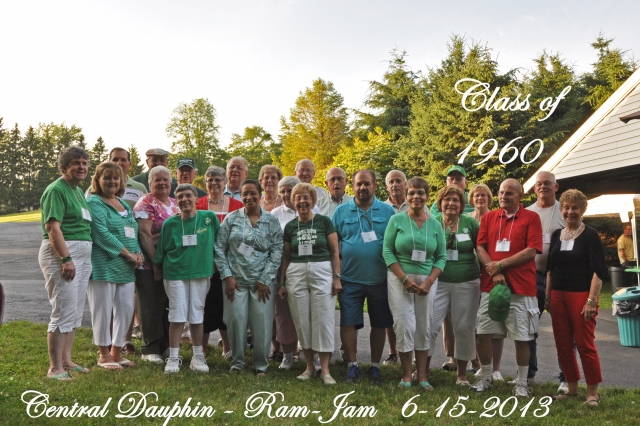 Members of the Class of 1960 at the CD Ram-Jam of 2013.  I think we all really had a Great Time!