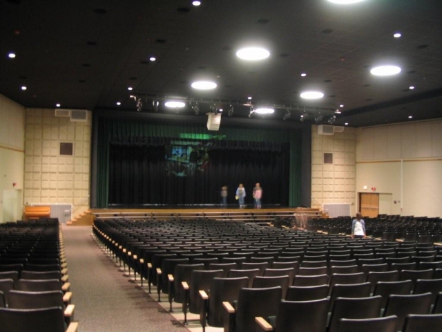 The newly renovated auditorium is beautiful.  New everything!