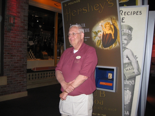 John Bender, class of 60, was our personal guide through the museum.