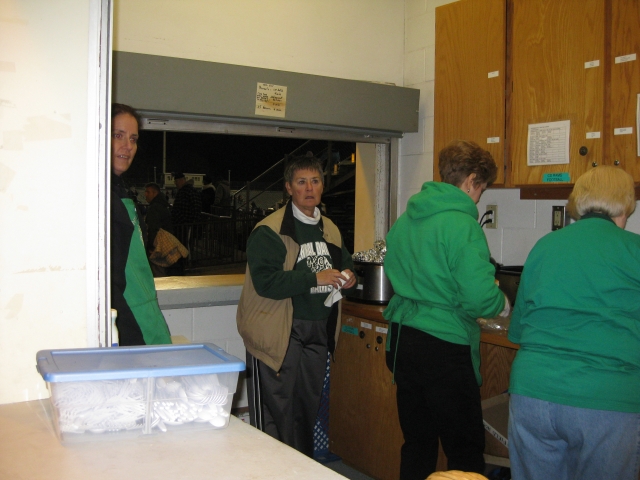Betty Blain Miller 63, center, is our Concession Stand Coordinator.