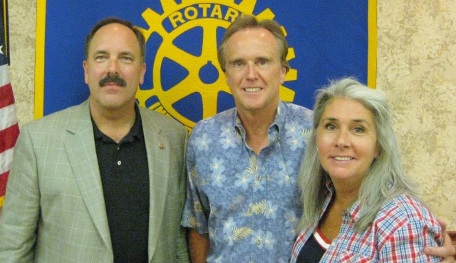 Marty also spoke at the Colonial Park Rotary Club meeting on Aug. 4 as a guest of Rotary President Jeff Hoachlander 74 and Debbie Groff Hoachlander 72.