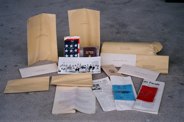 Items which were placed inside the Time Capsule in March 1955, documenting the creation of the Central Dauphin Joint Schools and Central Dauphin High School.