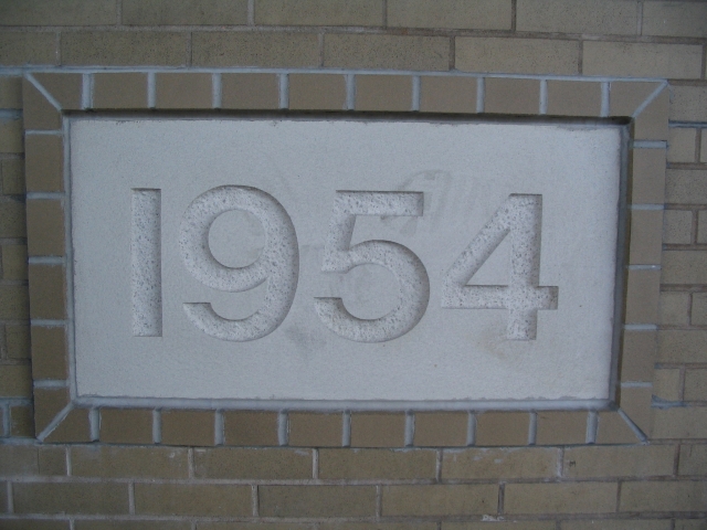 The new cornerstone was installed by Bruce Wevodau 69, and it looks great!