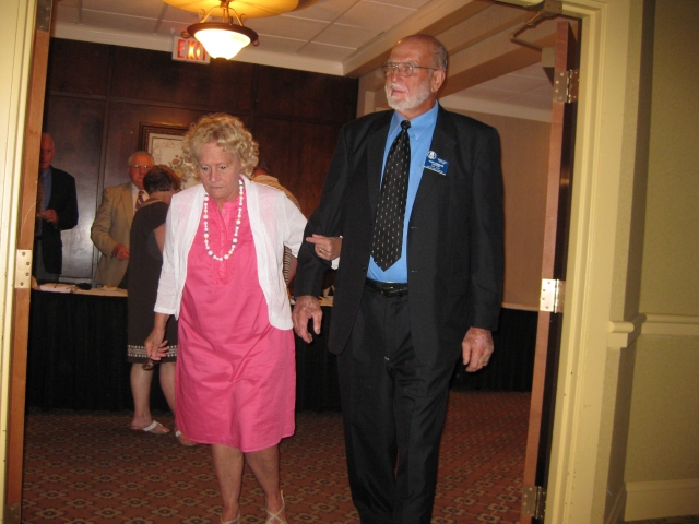 Inductee Gary Sheeler and wife, Jean.